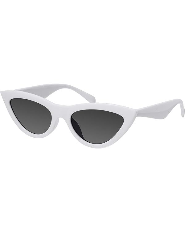 mosanana Retro Pointy Cat Eye Sunglasses Trendy Cute Avant-garde Style MS51810 | Amazon (US)