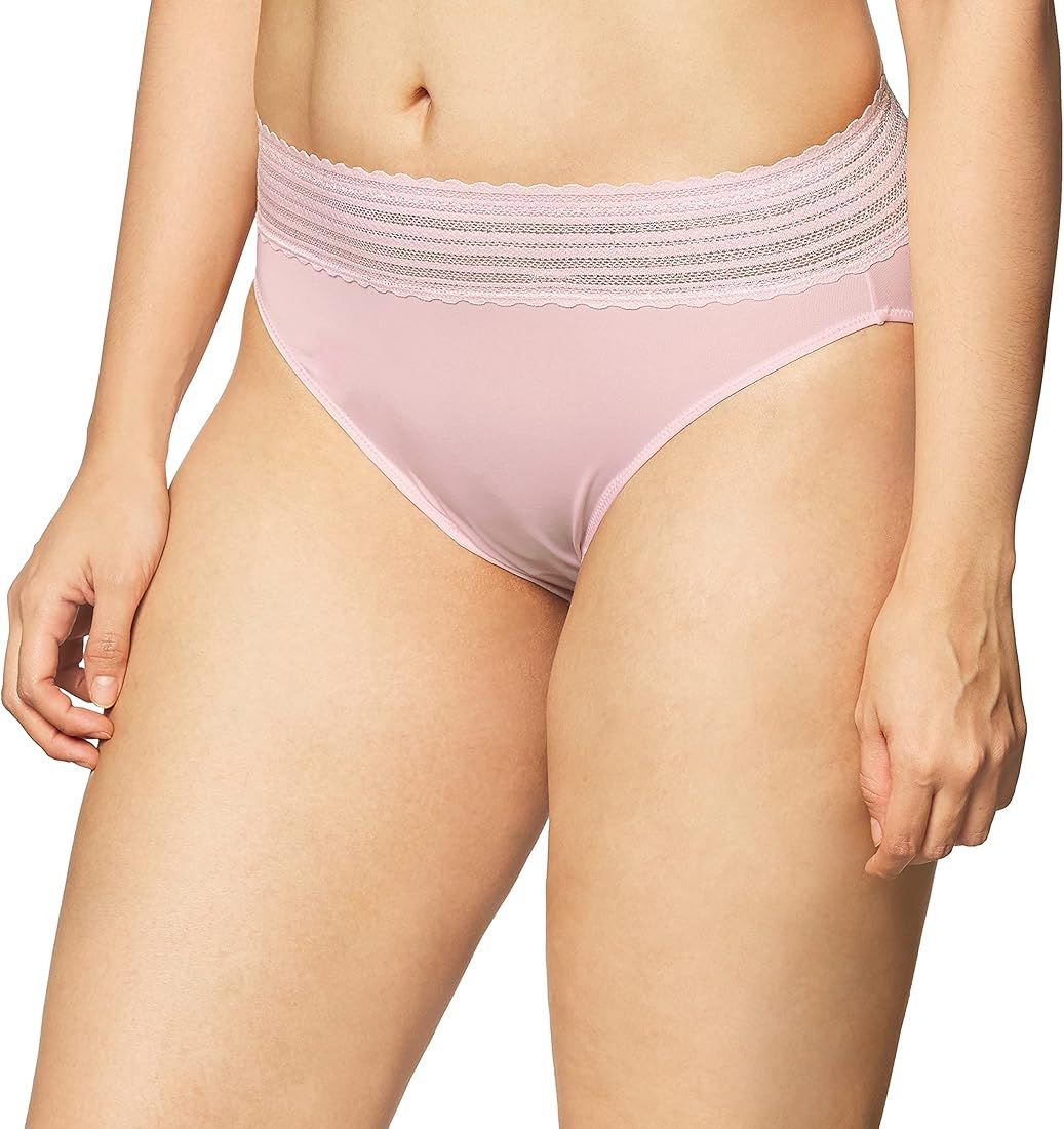 Warner's Women's No Pinching, No Problems Dig-Free Comfort Waist with Lace Microfiber Hi-Cut 5109... | Amazon (US)