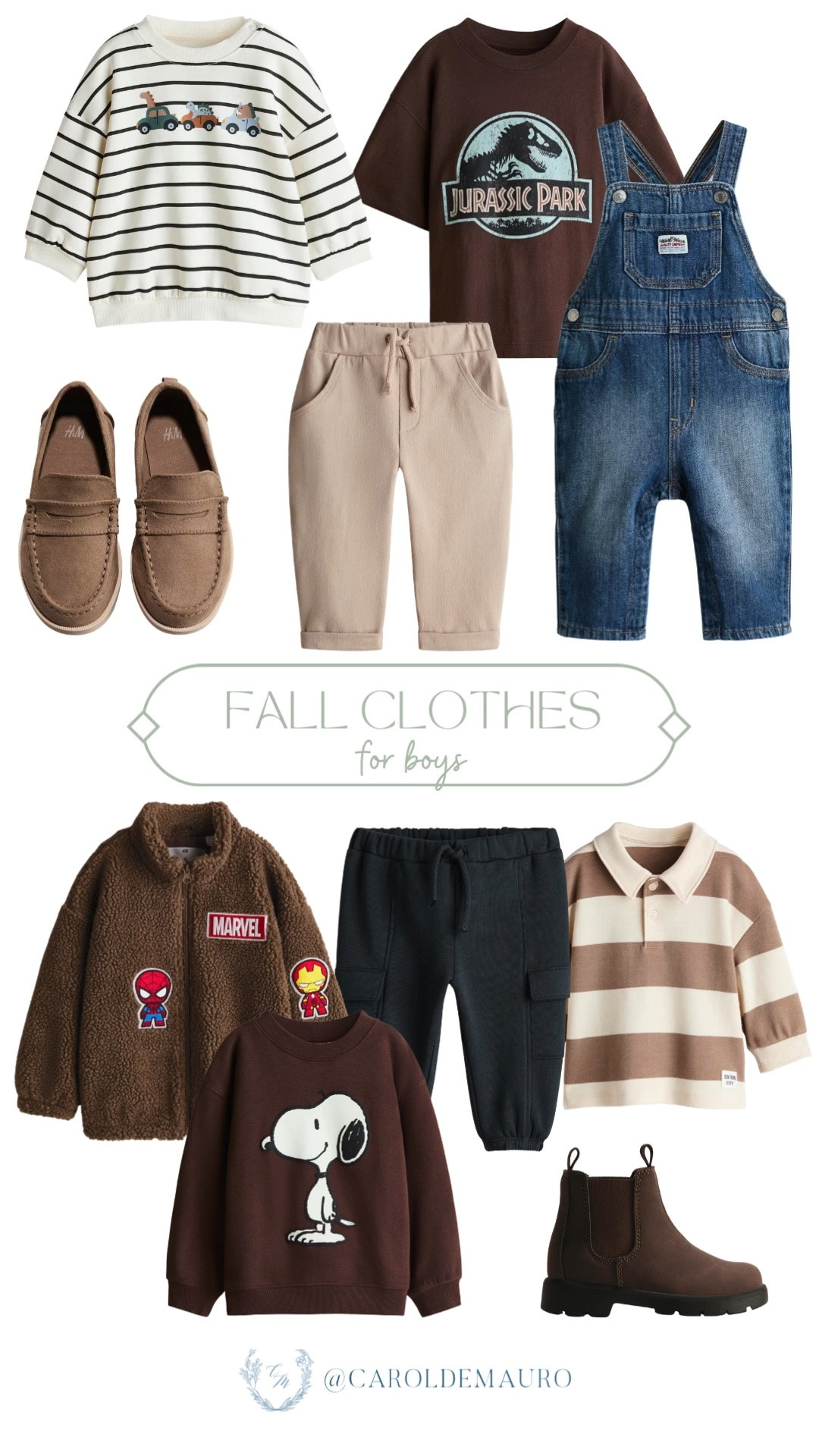 fall outfits for boys, cozy kids wardrobe, fall capsule wardrobe for boys, sweaters for kids, jackets for boys, denim overalls for toddlers, loafers for boys, booties for kids, cargo pants for toddlers, h&m kids

#LTKKids #LTKSeasonal