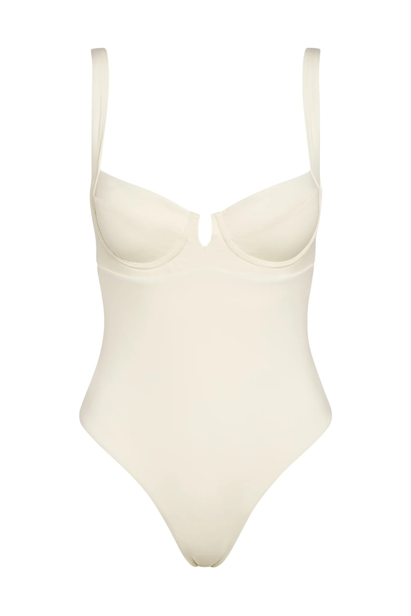 Clovelly One Piece - Ivory - Ivory / M | Monday Swimwear