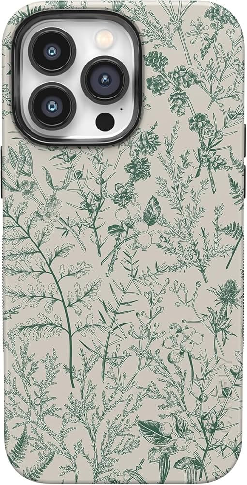 Casely iPhone 14 Pro Max Case | Sage Garden | Green Floral | Compatible with MagSafe | Amazon (US)