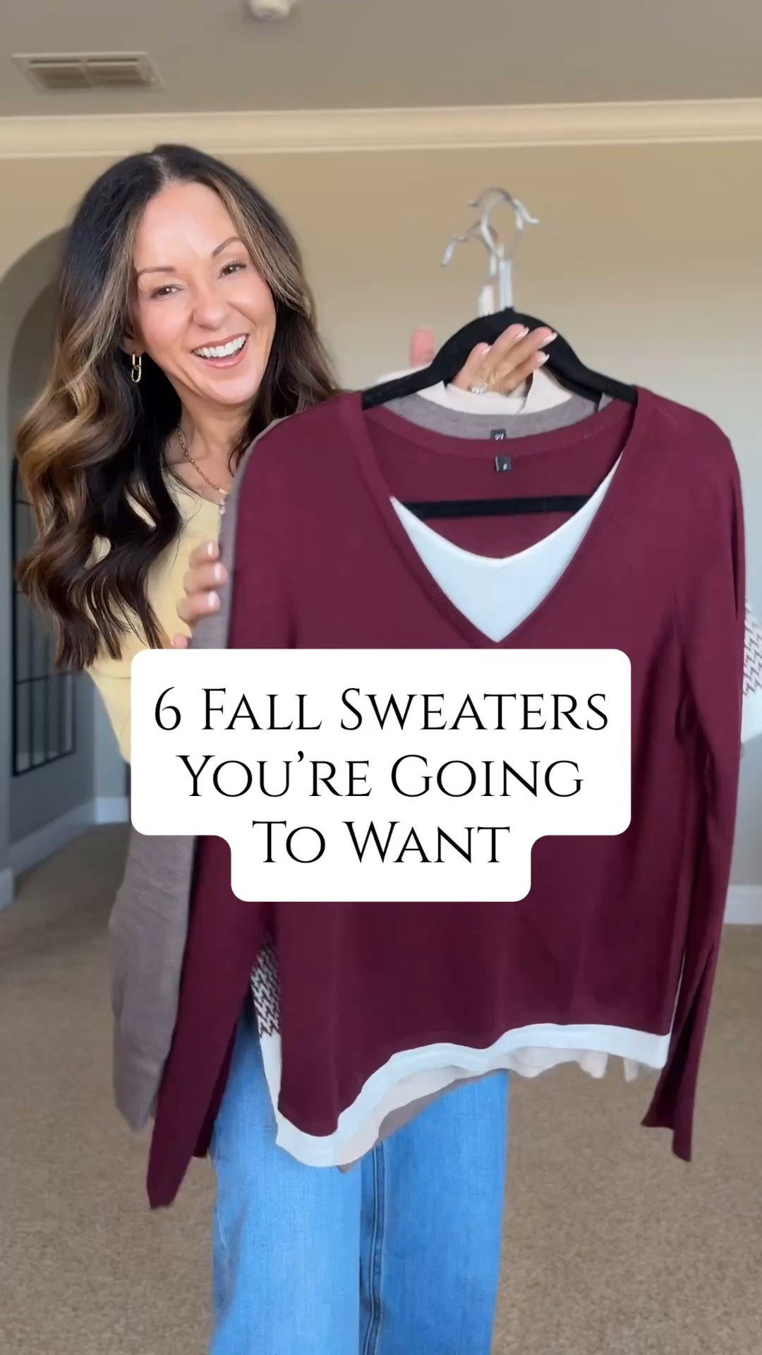 6 Designer quality sweaters on Amazon perfect for the fall transition. They are super comfy and versatile. wool blend with anti-piling fibers and 100% cotton options. Wearing the smallest size in all. I'm 5'1", 107lbs. #FallFashion

#LTKOver40 #LTKSaleAlert #LTKPetite