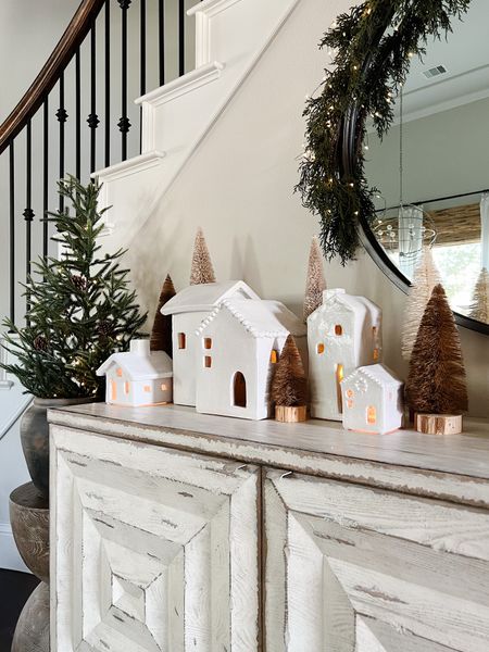 Handcrafted white ceramic Christmas village houses that will look beautiful in any home 🏠 



#LTKSeasonal #LTKHoliday