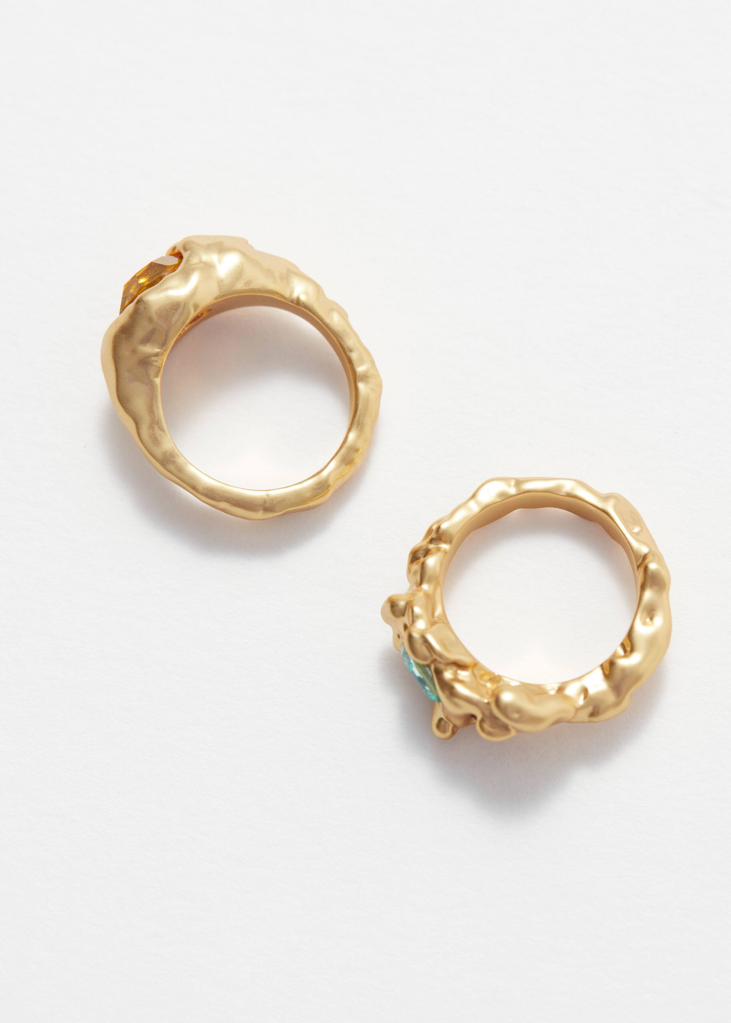 Sculpted Crystal Ring Set | & Other Stories UK