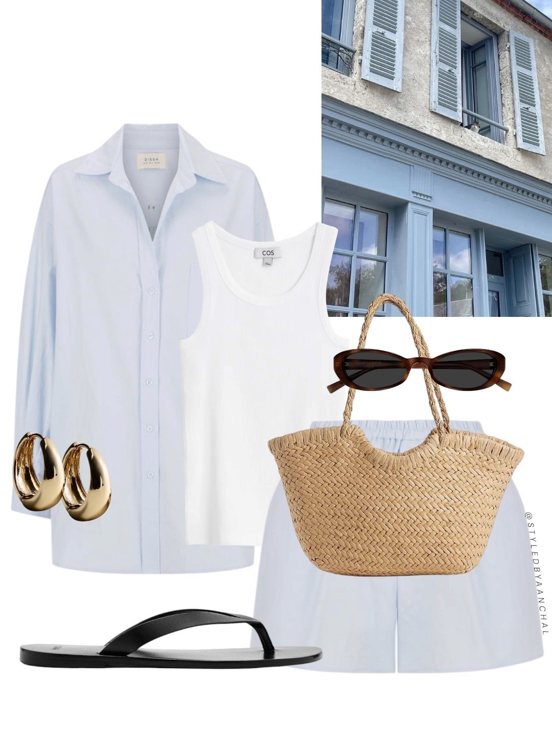 Ice blue cotton set


Cotten summer set
Dishh
Black sandals 
ASOS
Raffia bag
White tank

#LTKsummer #LTKtravel #LTKstyletip