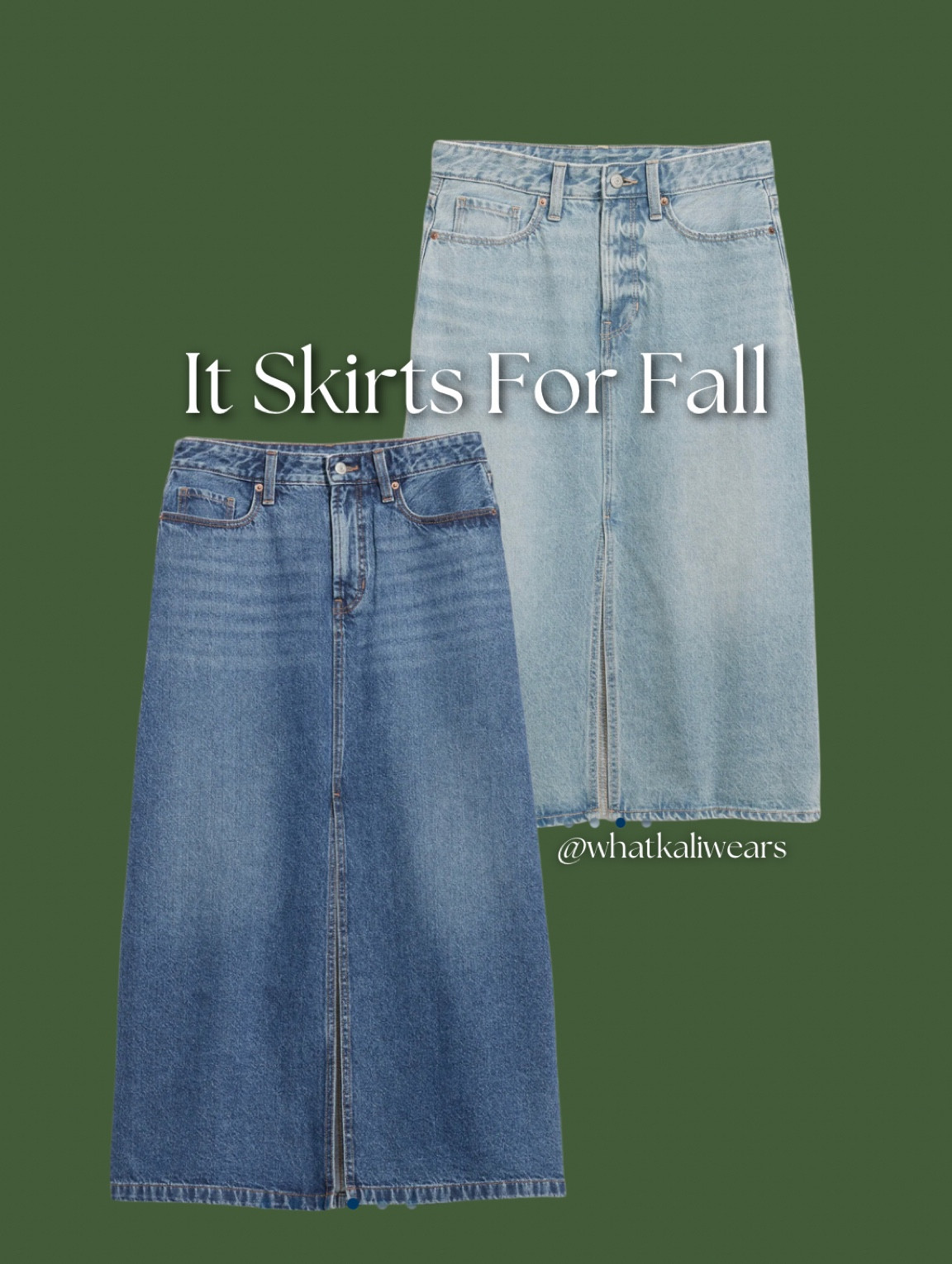 Long-line denim skirts✨

#LTKmidsize #LTKstyletip #LTKplussize