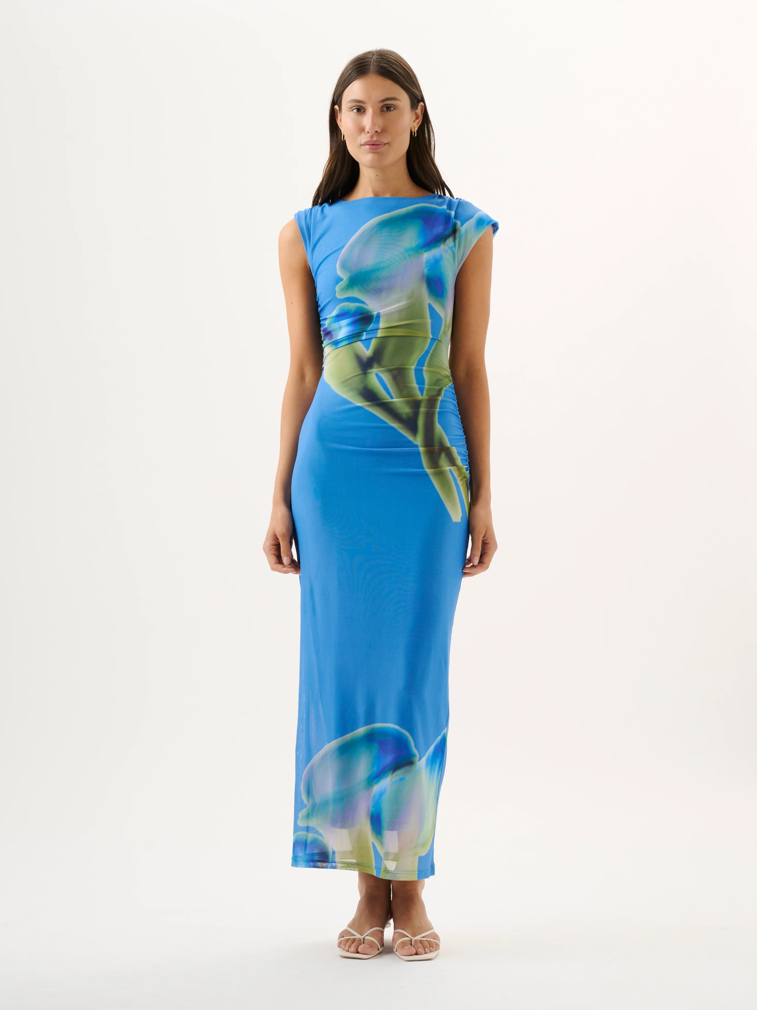 Roame Joyce Maxi Dress in Moonlit Lily | Mode Sportif