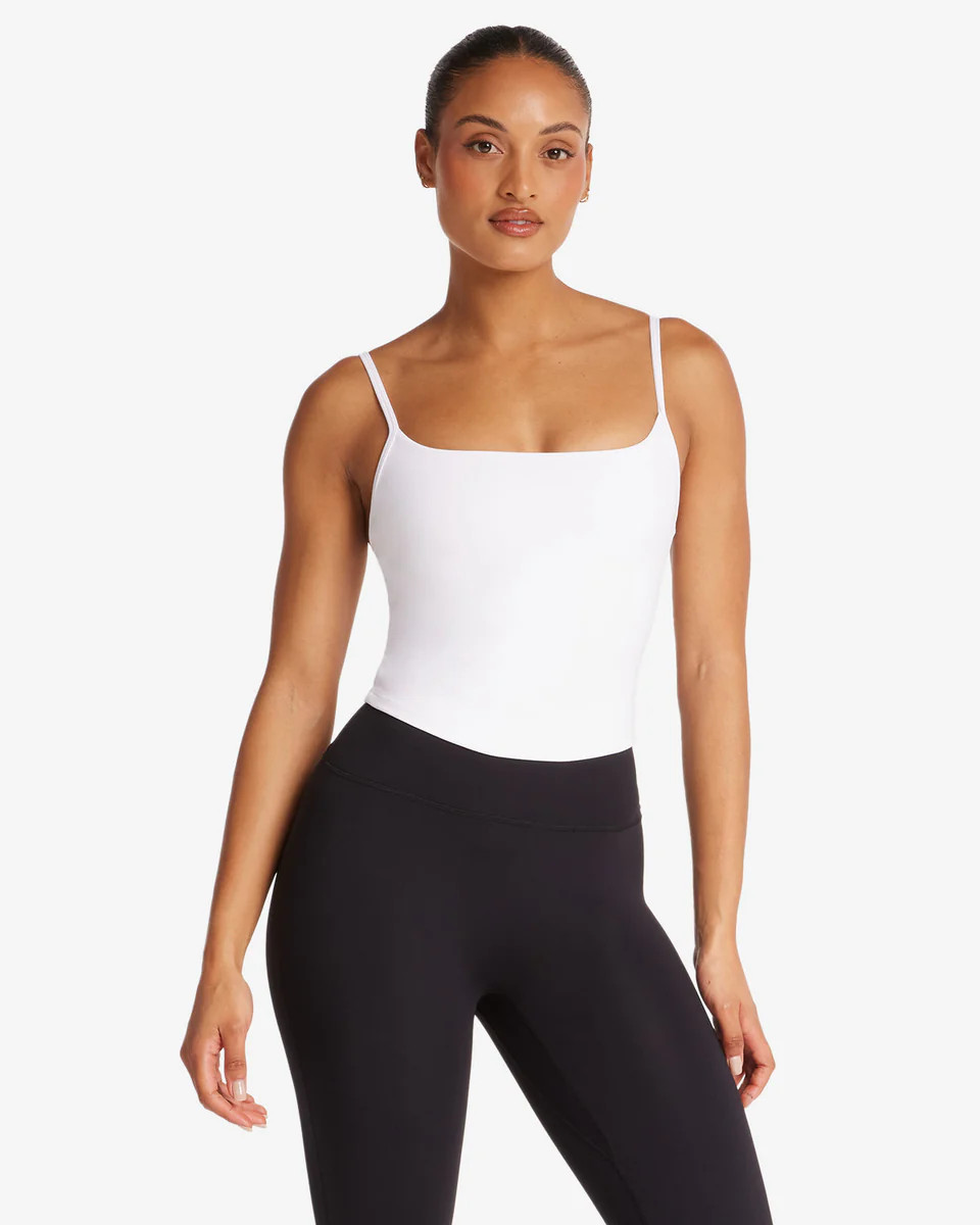 Form Cami Tank | White | Crop Shop Boutique US
