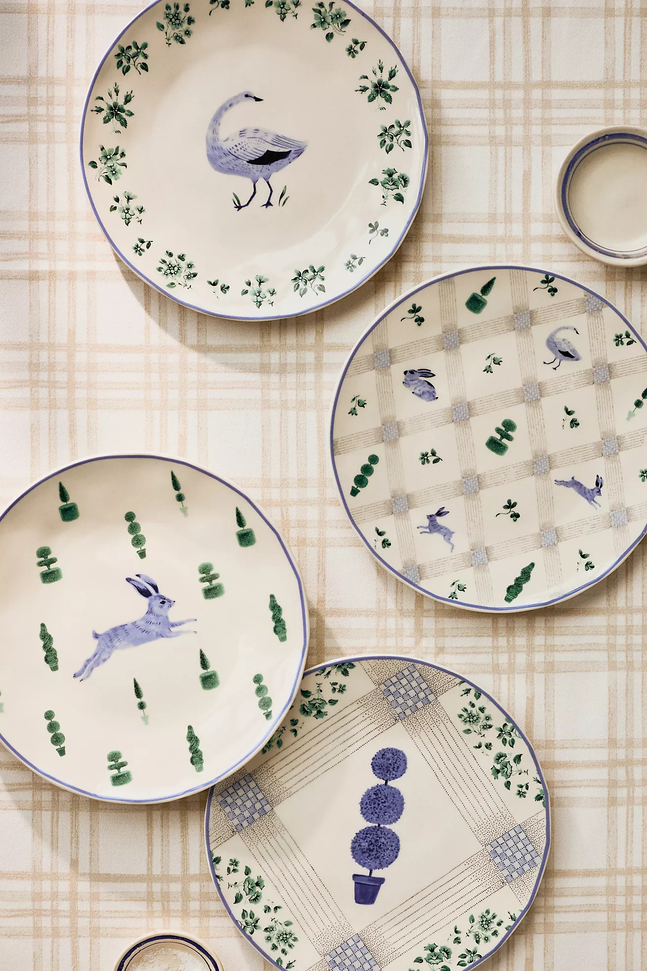 Lexington Stoneware Dessert Plates, Set of 4 | Anthropologie (US)