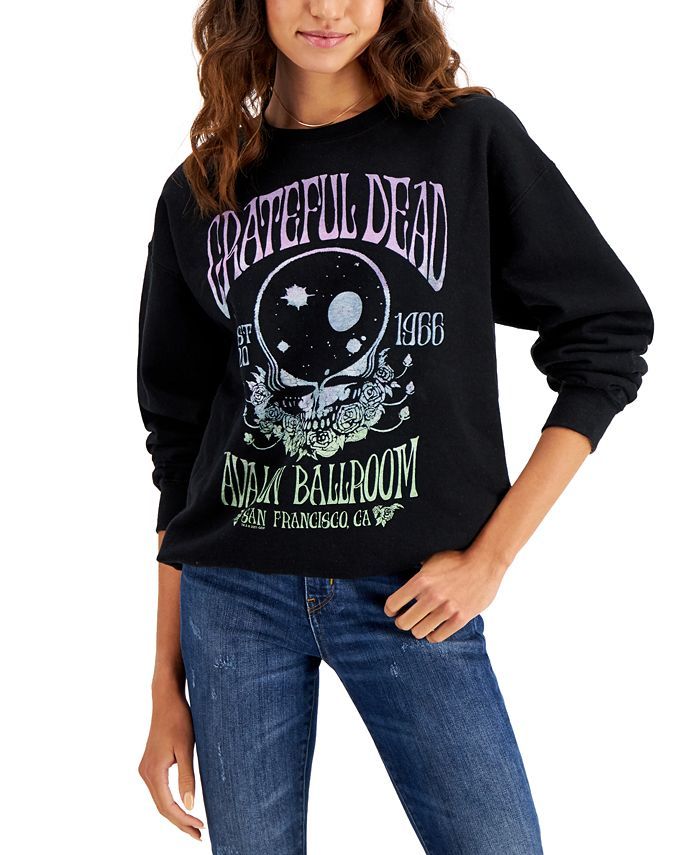 Junk Food Grateful Dead Graphic-Print Sweatshirt & Reviews - Sweaters - Juniors - Macy's | Macys (US)