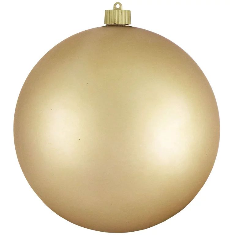 Shatterproof Large Ball Ornament, 8" (200mm), Gold Dust | Walmart (US)