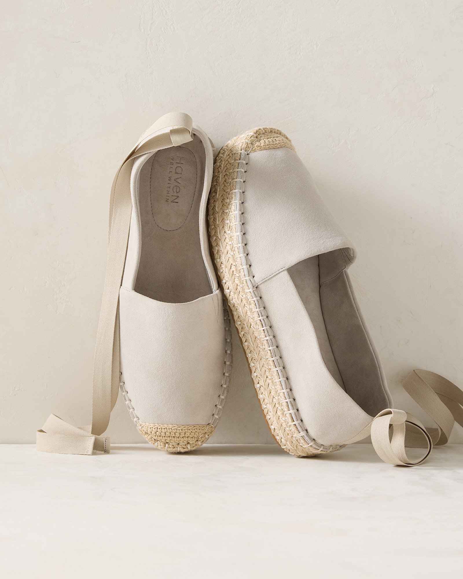ESPA Suede Espadrilles | Shiitake | 8 | Haven Well Within