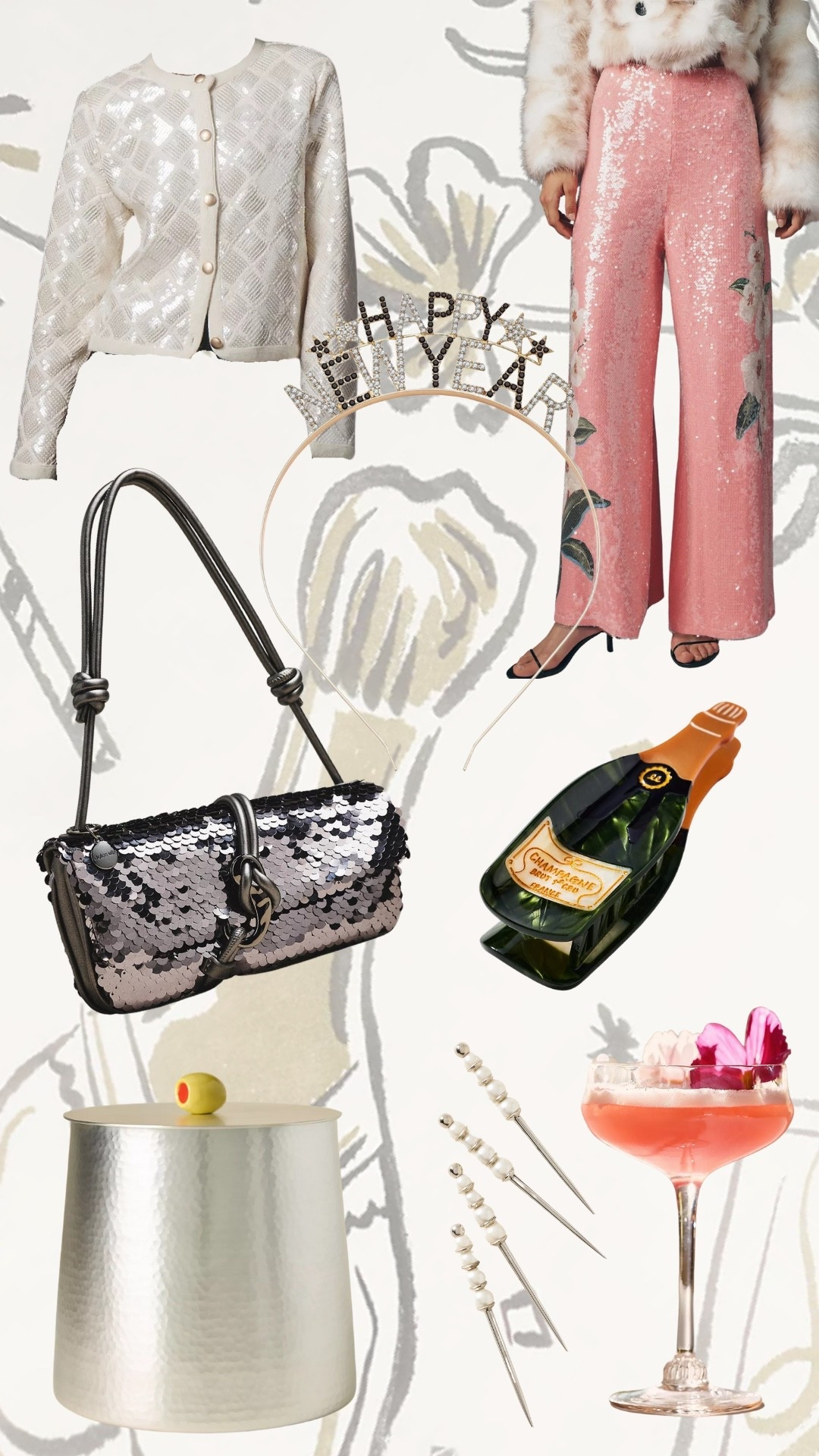 New Yearschampagne

#LTKHoliday