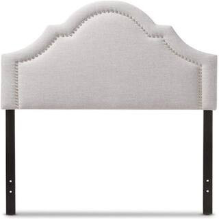 Beige Twin Size Fabric Upholstered Headboard, Sturdy Wood Build Headboard for All Bed Frames | The Home Depot
