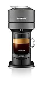 Nespresso Vertuo Coffee and Espresso Machine by De'Longhi with Milk Frother, Piano Black | Amazon (US)