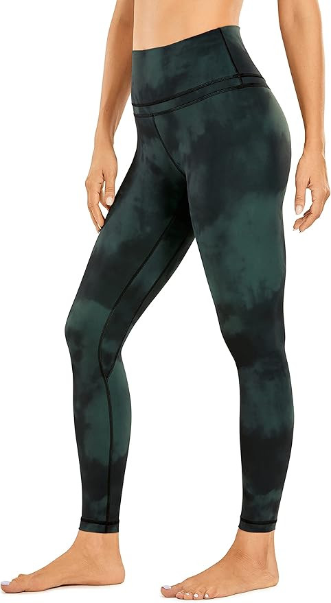 CRZ YOGA Women's Naked Feeling Workout Leggings 25 Inches - 7/8 High Waist Yoga Tight Pants | Amazon (US)
