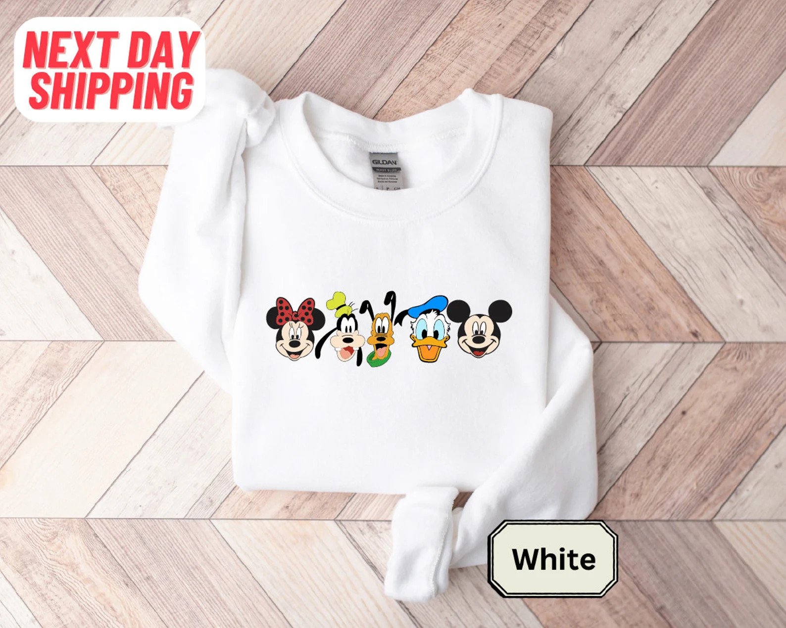 Mickey & Co Sweatshirt, Unisex Sweatshirt, Disney Hoodie, Disney Friends Shirt, Mickey and Friend... | Etsy (US)