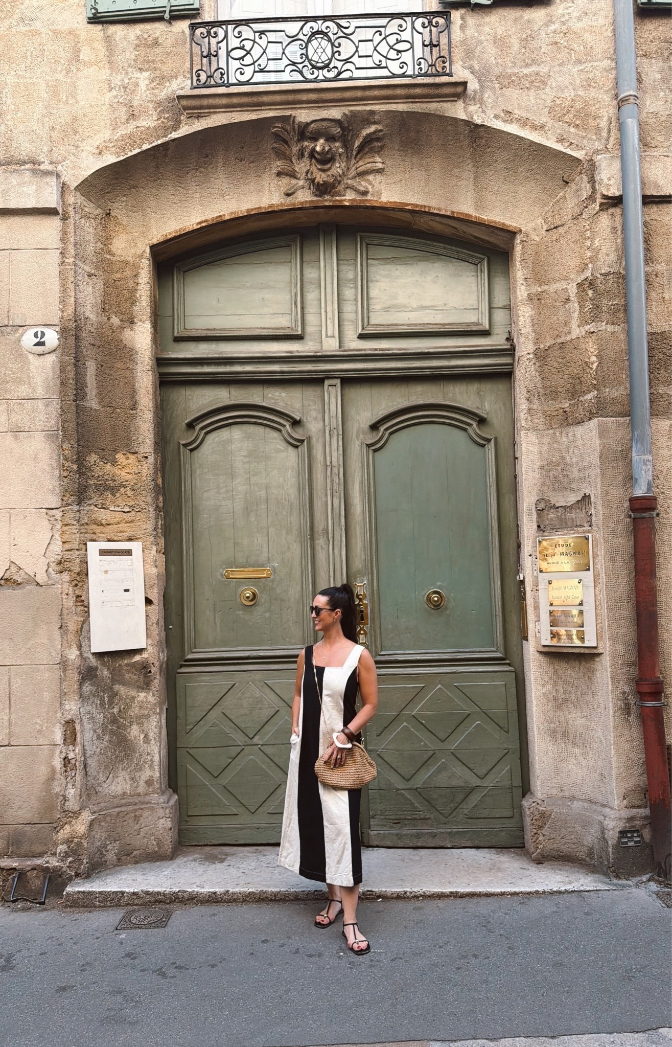 Euro travel outfit! Linen like dress in chic cream and black stripes from Amazon! Love love this dress! Wearing a small.

#LTKOver40 #LTKTravel #LTKootd