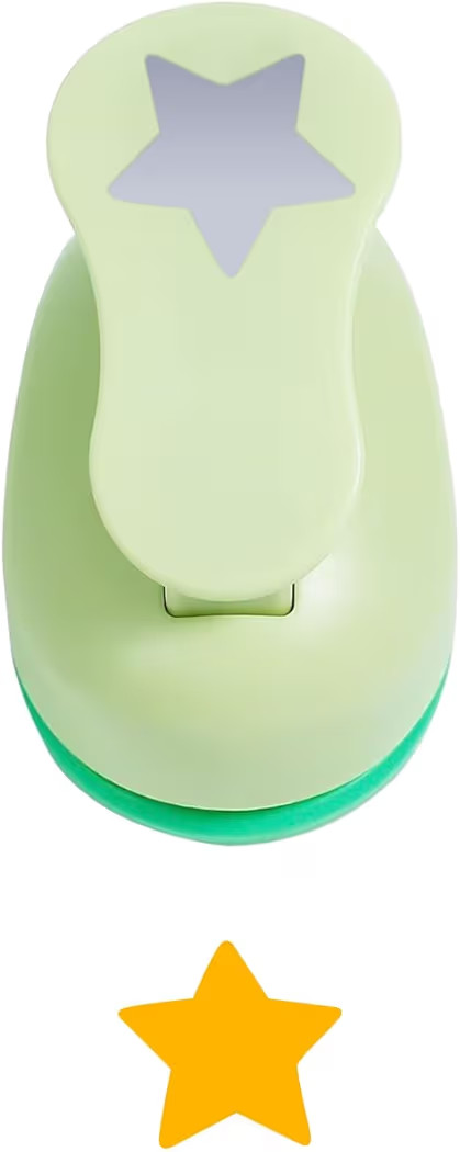 UCEC Craft 1 inch Star Lever Action Craft Punch, Christmas Punch for Paper Crafting Scrapbooking | Amazon (US)