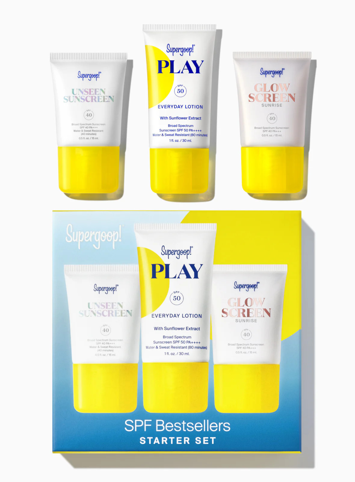 SPF Bestsellers Starter Set | Supergoop
