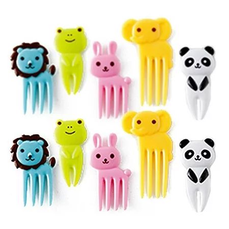 CuteZCute Bento Decoration Box, Animals Food Picks and Forks | Walmart (US)