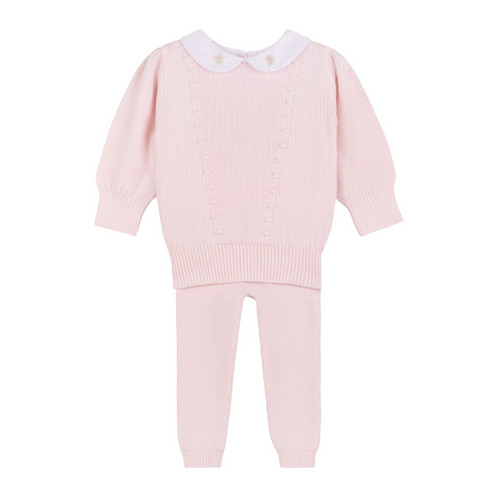 Girls Detailed Collar Knit Set | Feltman Brothers