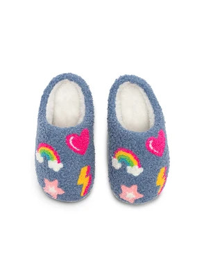 Living Royal Kids Denim Patch Slippers - Kids Denim Patch Slippers | Shop.app