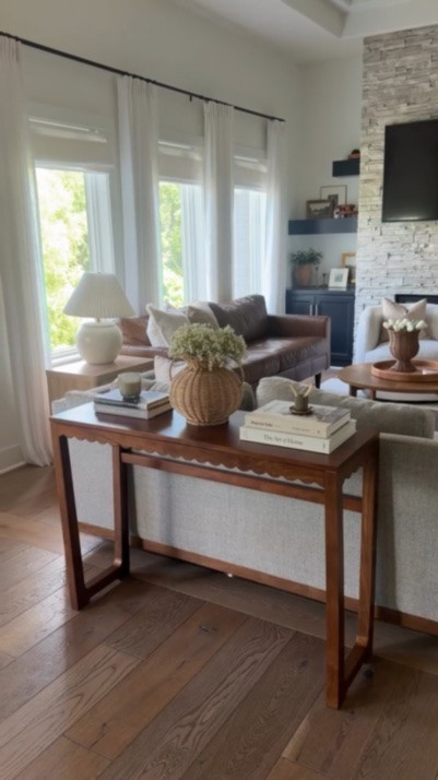 One space that gets overlooked way too often? Behind the sofa. 🤍

If your couch doesn’t sit against a wall, you could be missing one of the easiest ways to make your living room feel more finished and designer. I added this beautiful sofa table from @Wayfair  behind mine, styled it with a few simple decor pieces, and it completely elevated the space. Such a simple update, but it made the whole room feel intentional and cozy.


#wayfair #ad #wayfairelevate #wayfaircreator #cozyhome wayfairfinds sofatable livingroominspo homestyling affordabledecor decorideas homesofinstagram cozyliving interiorinspo

#LTKSeasonal #LTKHome