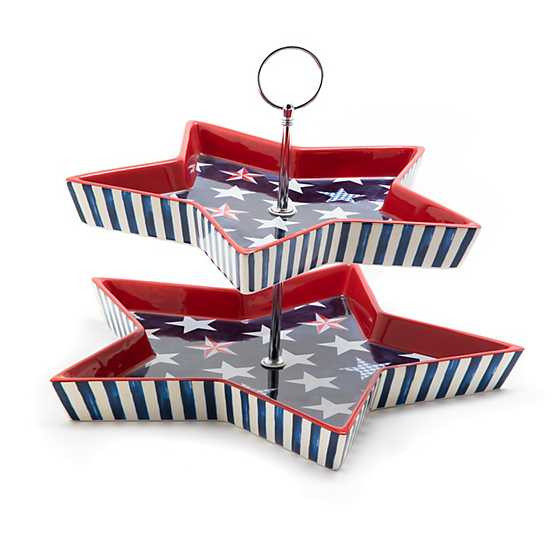 MacKenzie-Childs | Royal Star Tiered Stand | MacKenzie-Childs