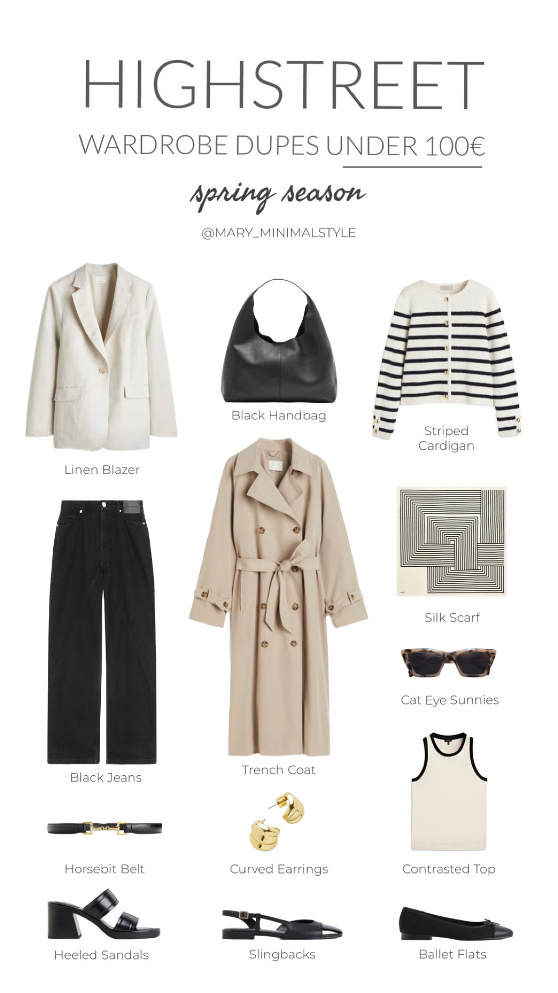 Spring Staples under 100€

#LTKSeasonal #LTKfindsunder100 #LTKstyletip