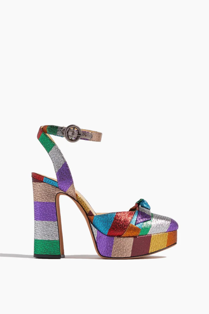 Clarita Sandal in Rainbow | Hampden Clothing
