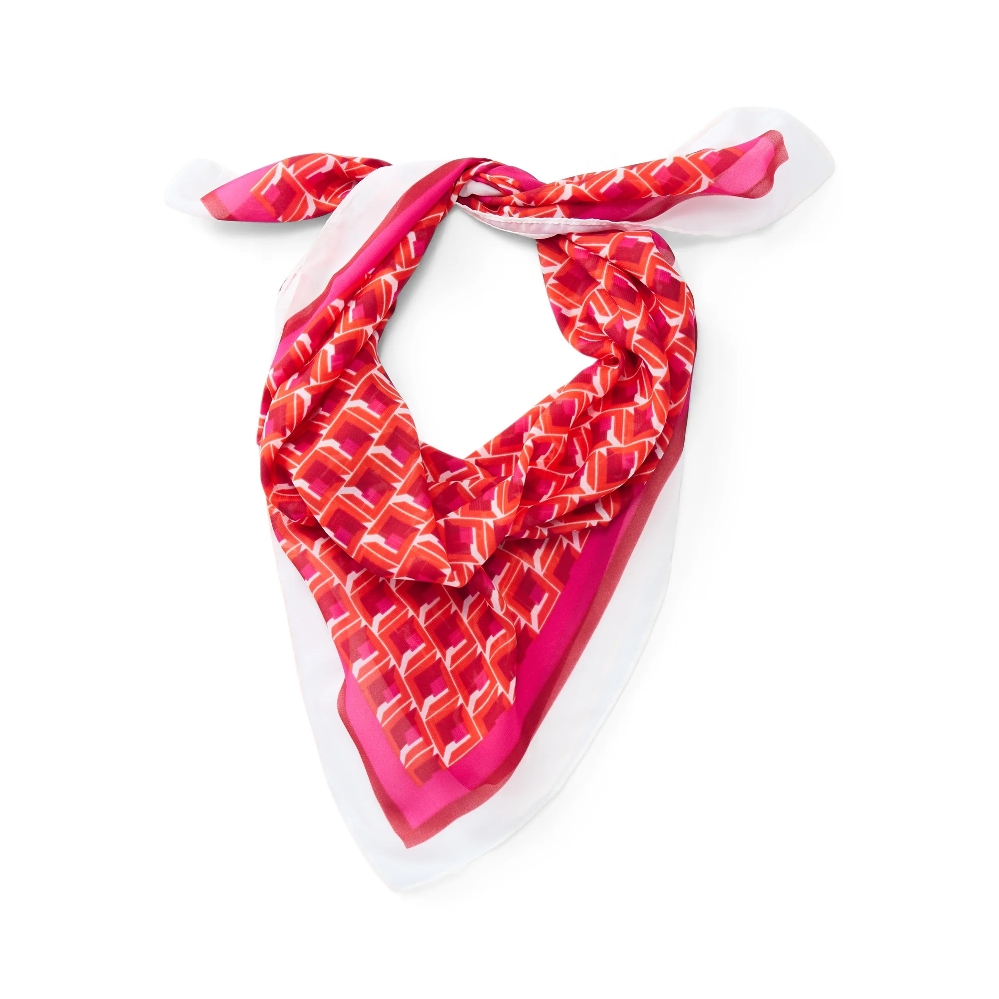 Time and Tru Women's Retro Geometric Scarf with All-Season Versatility | Walmart (US)