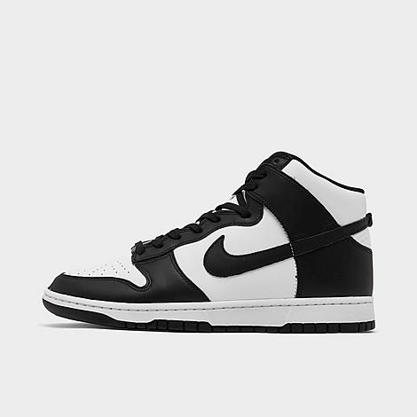 Nike Dunk High Retro Casual Shoes (Men's Sizing) in Black/White/White Size 12.0 Leather | Finish Line (US)