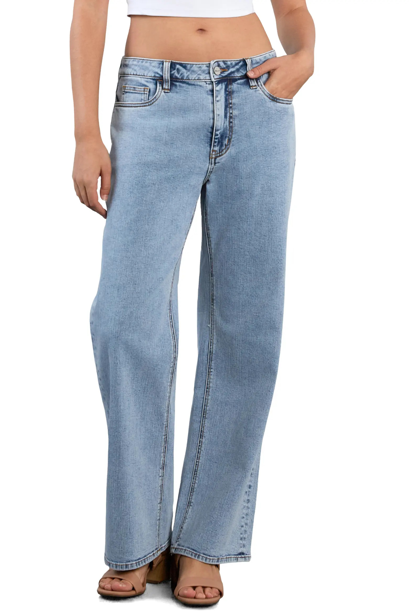 HINT OF BLU Everyday Straight Leg Jeans (Women) | Nordstrom | Nordstrom