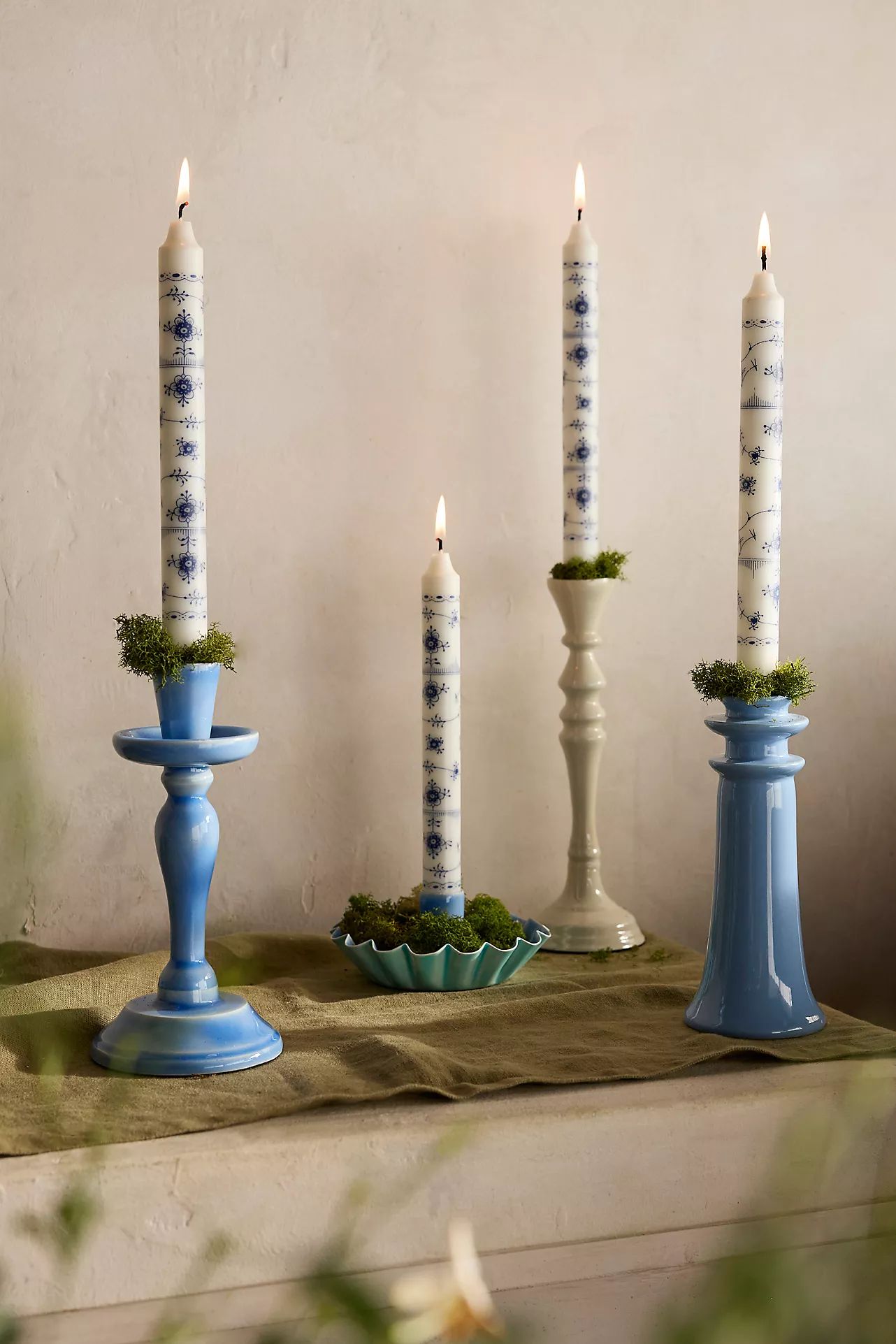 Chinoiserie Tapers, Set of 4 | Anthropologie (US)