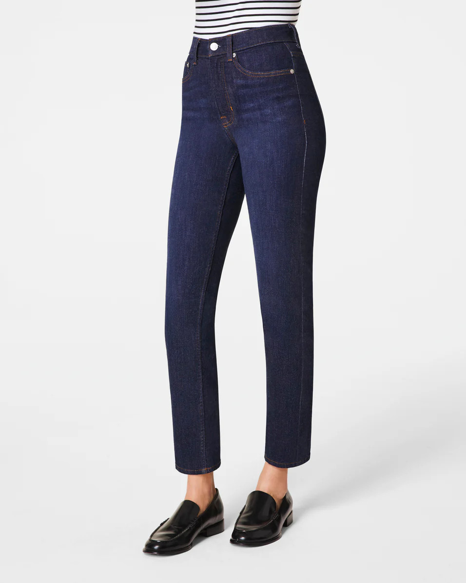 SPANXsculpt™ ReDefine Slim Straight Jeans, Dark Indigo | Spanx