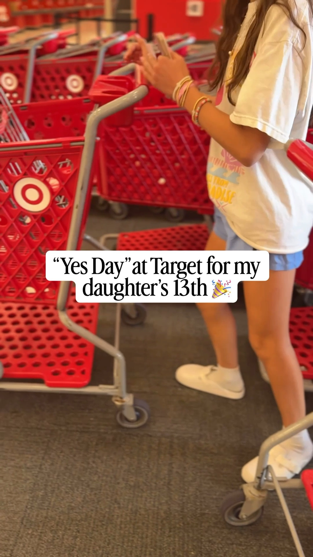 A Target “yes day” for her 13th birthday felt like the only right way to celebrate. 🎉

For once, she’s in charge and I can’t say no (within reason 😅)…which means whatever goes in the cart, comes home. 🫣

Equal parts terrifying and fun, but it was such a fun way to spoil her (and I may have added a few things for me too 😇). 

#LTKActive #LTKdayinmylife #LTKmomlife