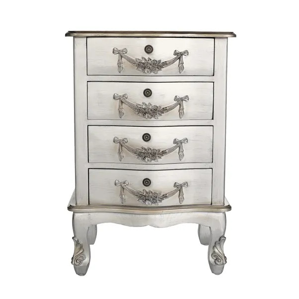 Toulouse 4 Drawer Bedside Table | Dunelm (migrated)