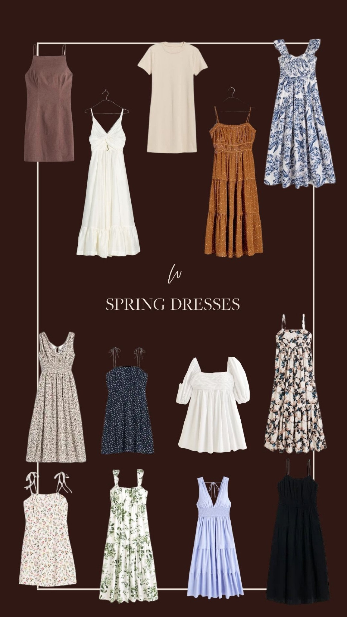 Spring dresses, dresses, dress ideas, spring outfits, spring outfit ideas, mini dress, midi dress, floral dress, outfit ideas

#LTKSeasonal #LTKfit #LTKFind