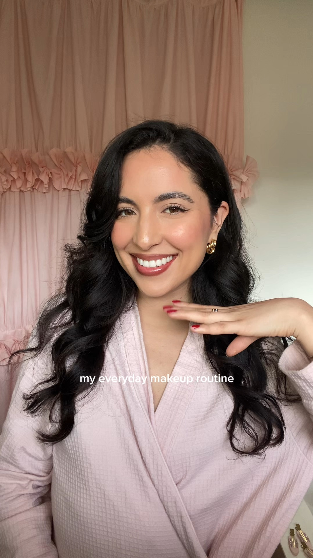 my everyday makeup routine | at dell eyebrow glue, it cosmetics cc it cream, rhode glazing milk, Armani beauty blush, better than sex eyeliner 

#LTKItBag #LTKBeauty #LTKStyleTip