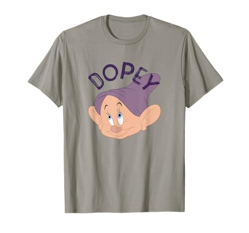 Disney Snow White & The Seven Dwarfs Dopey Face T-Shirt | Amazon (US)