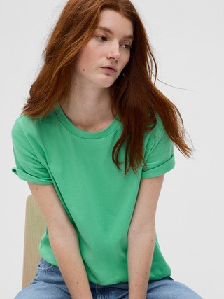 100% Organic Cotton Vintage Crewneck T-Shirt | Gap (US)