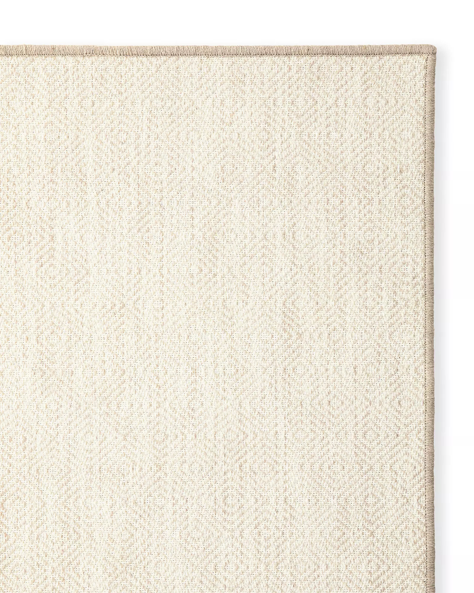 Diamonte Custom Wool Rug, Chalk | Serena and Lily