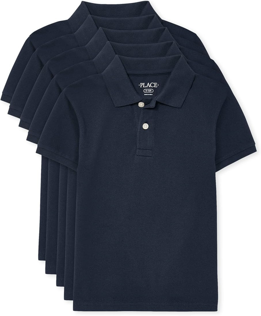 The Children's Place Boys Short Sleeve Pique Polo | Amazon (US)