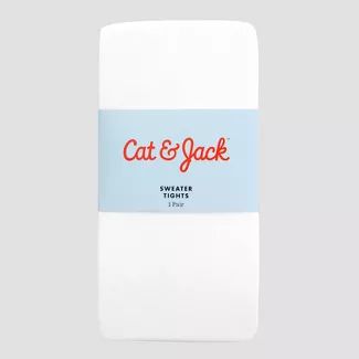 Girls' Cotton Tights - Cat & Jack™ White | Target