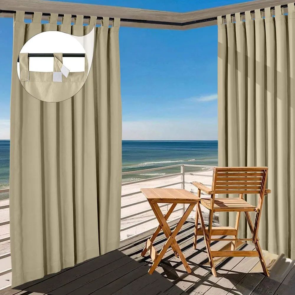 Edith Midweight Outdoor Curtain | TWOPAGES