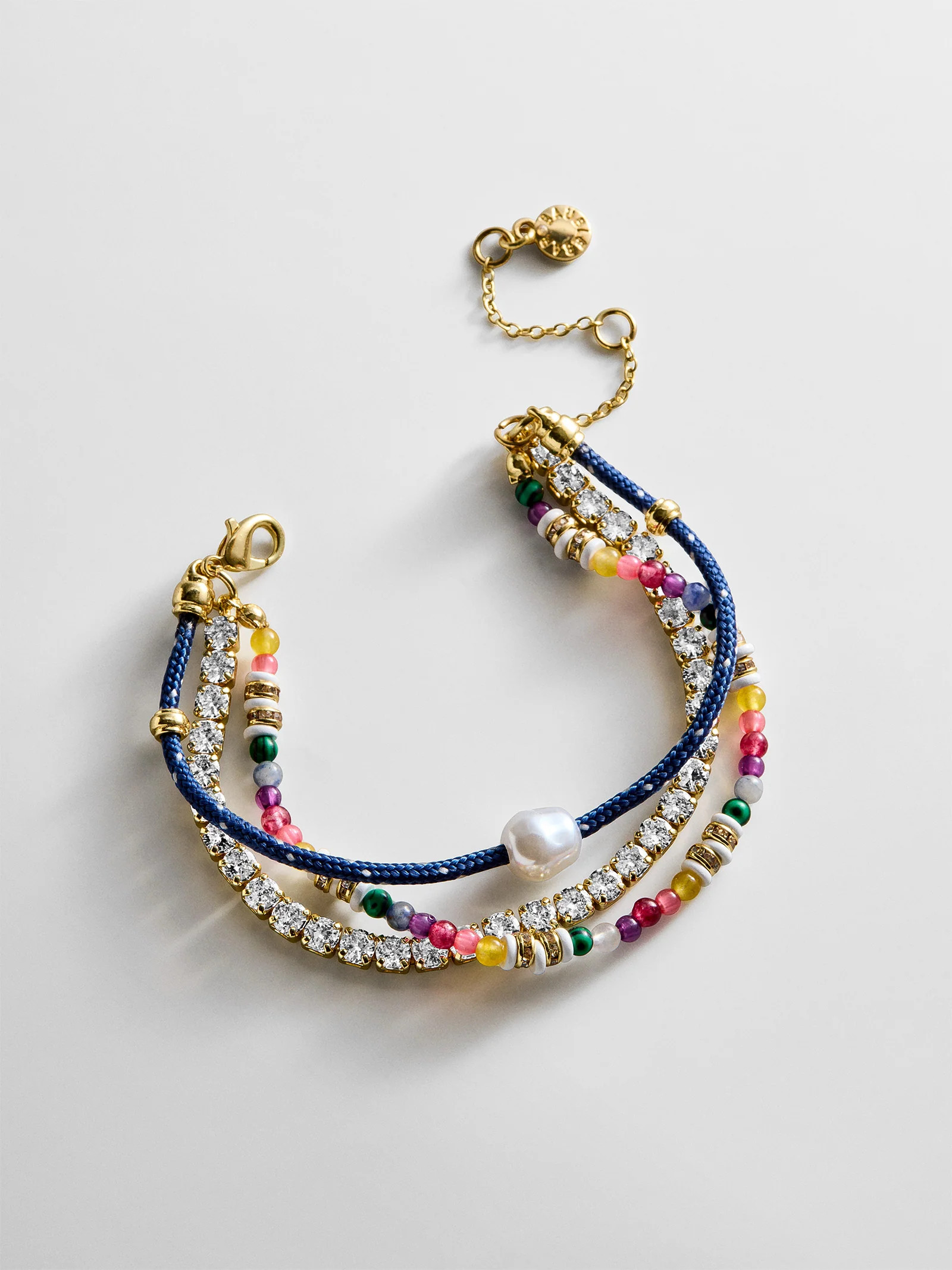 Rowan Semi-Precious Layered Bracelet - St. Barths | BaubleBar