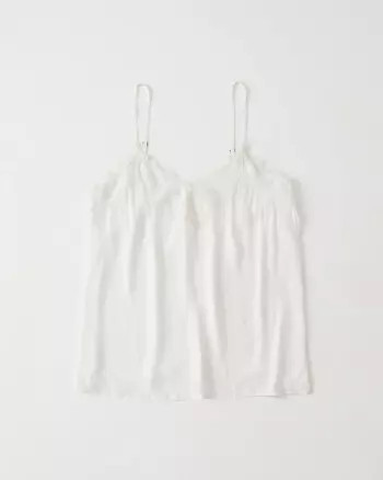Lace-Trim Cami | Abercrombie & Fitch US & UK