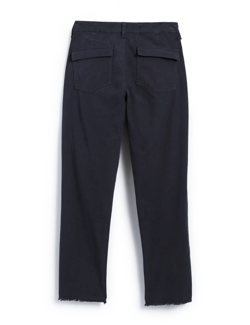 BLACKROCK Washed Black, Italian Peached Twill | Frank & Eileen