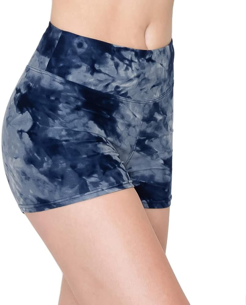 ALWAYS Women Workout Yoga Shorts - Premium Soft Solid Stretch Cheerleader Running Dance Volleybal... | Amazon (US)